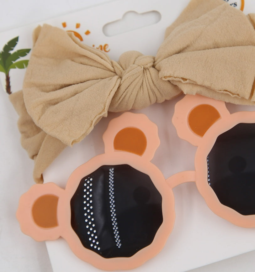 CHILDREN’S SUNGLASSES & HEADBAND SET