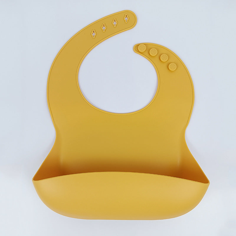 SILICONE BABY BIB SOFT AND ADJUSTABLE
