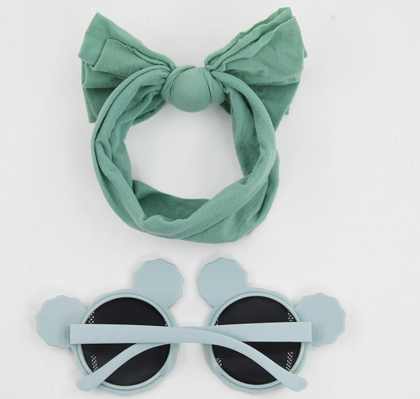 CHILDREN’S SUNGLASSES & HEADBAND SET