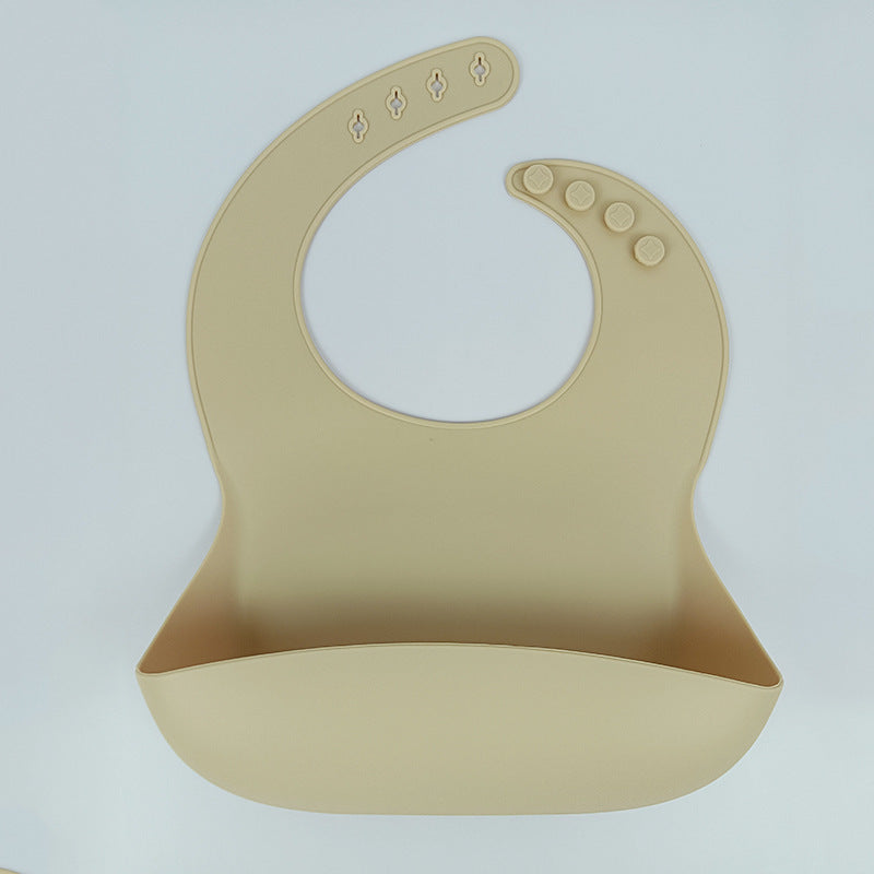 SILICONE BABY BIB SOFT AND ADJUSTABLE