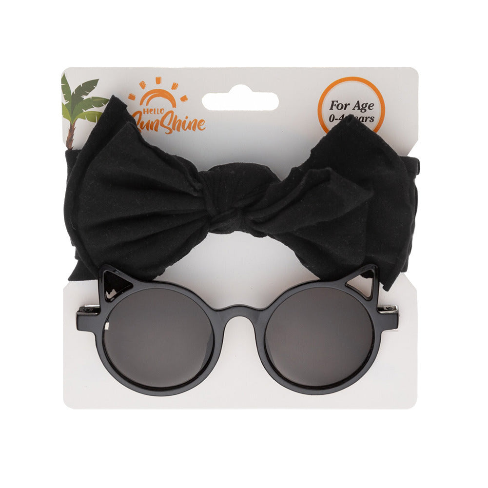 CHILDREN’S SUNGLASSES & HEADBAND SET