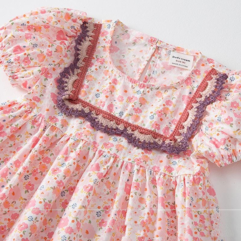 GIRLS’ SUMMER FLORAL DRESS