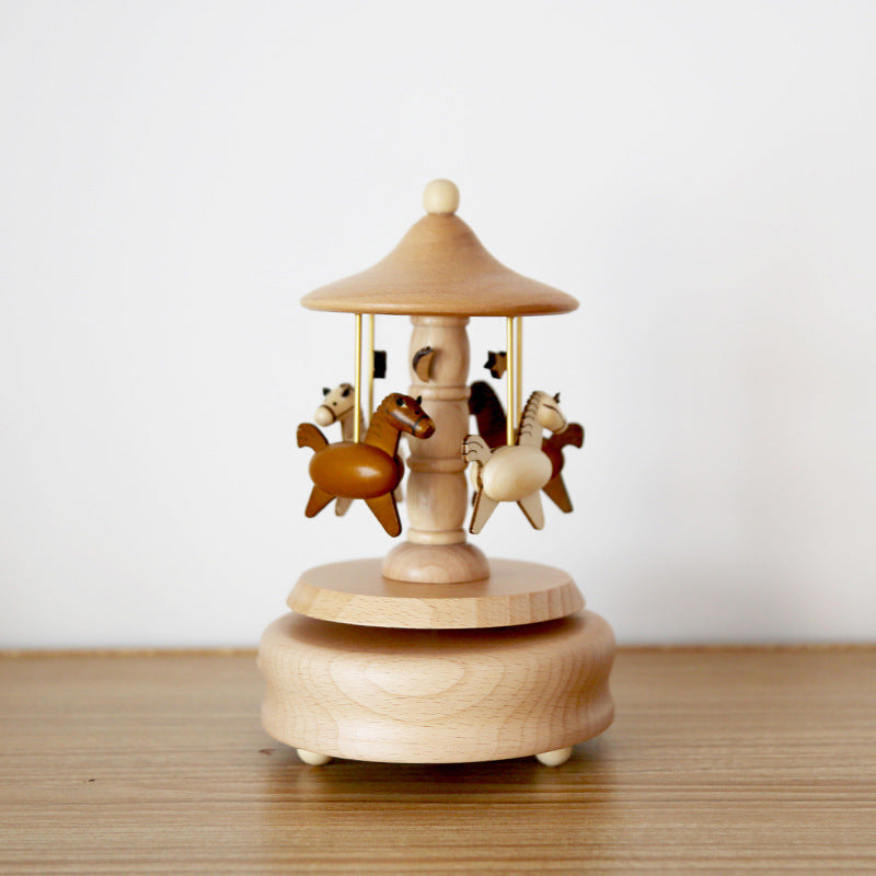 HANDCRAFTED WOODEN MUSIC BOX