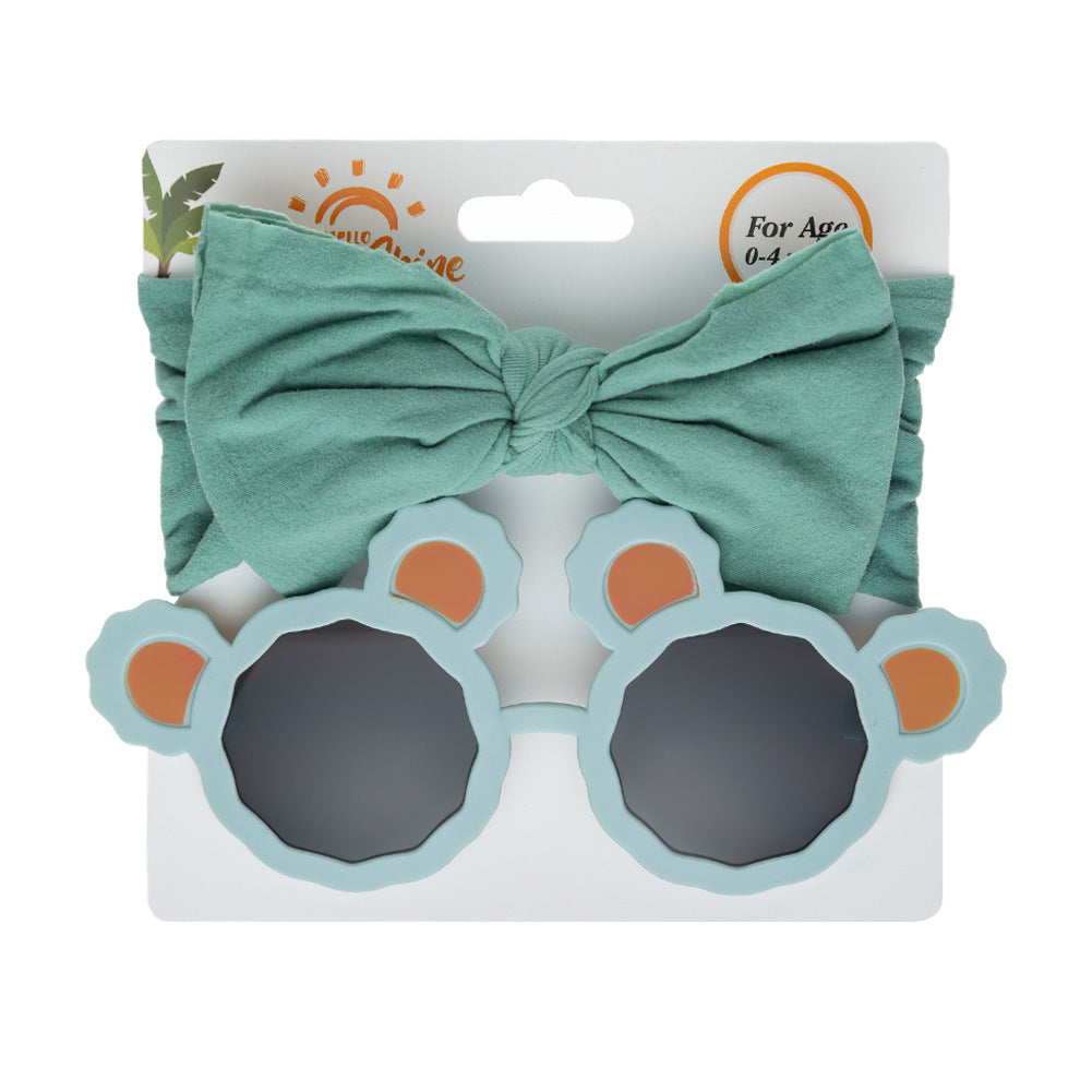 CHILDREN’S SUNGLASSES & HEADBAND SET