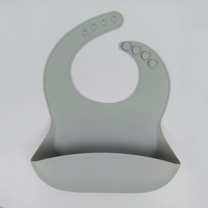 SILICONE BABY BIB SOFT AND ADJUSTABLE