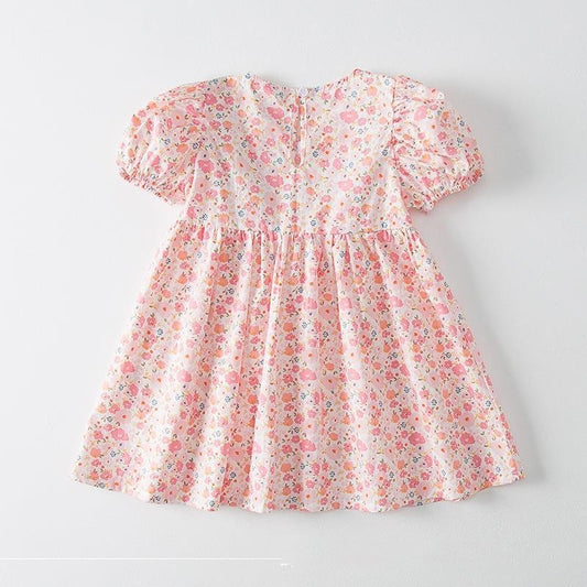 GIRLS’ SUMMER FLORAL DRESS