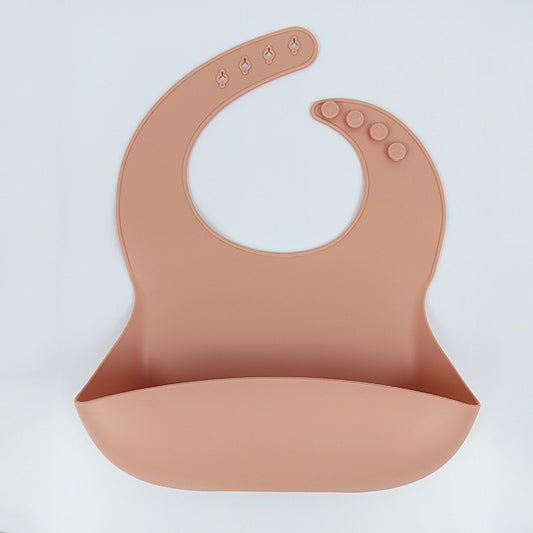 SILICONE BABY BIB SOFT AND ADJUSTABLE