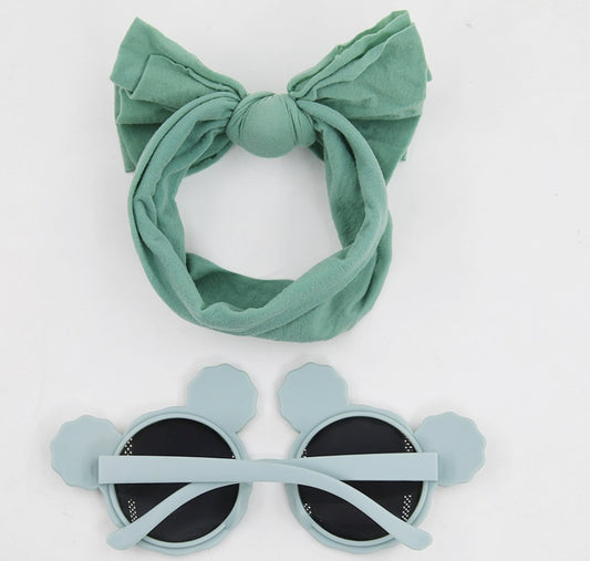 CHILDREN’S SUNGLASSES & HEADBAND SET