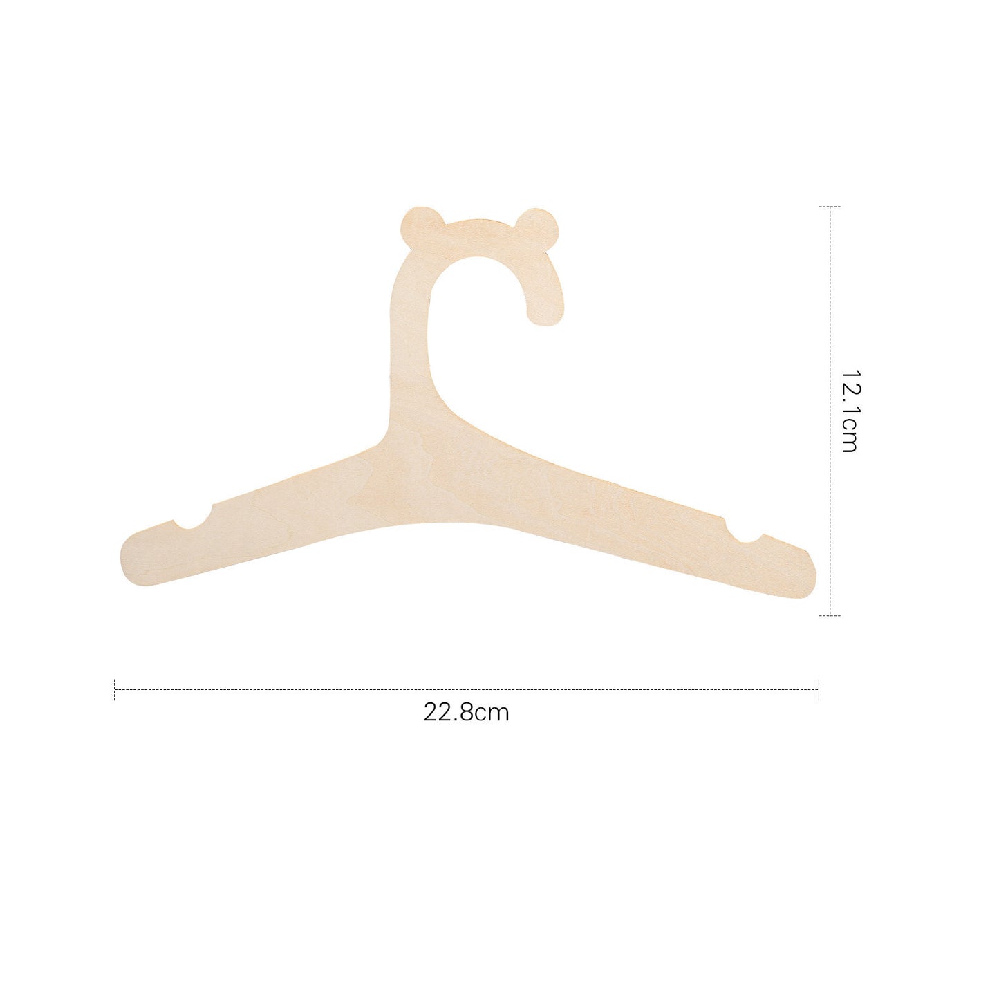 WOODEN ANIMAL SHAPE HANGERS
