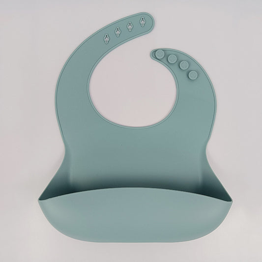 SILICONE BABY BIB SOFT AND ADJUSTABLE