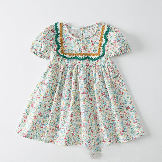 GIRLS’ SUMMER FLORAL DRESS
